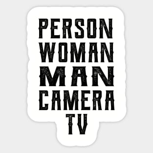 Person Woman Man Camera Tv mask Sticker